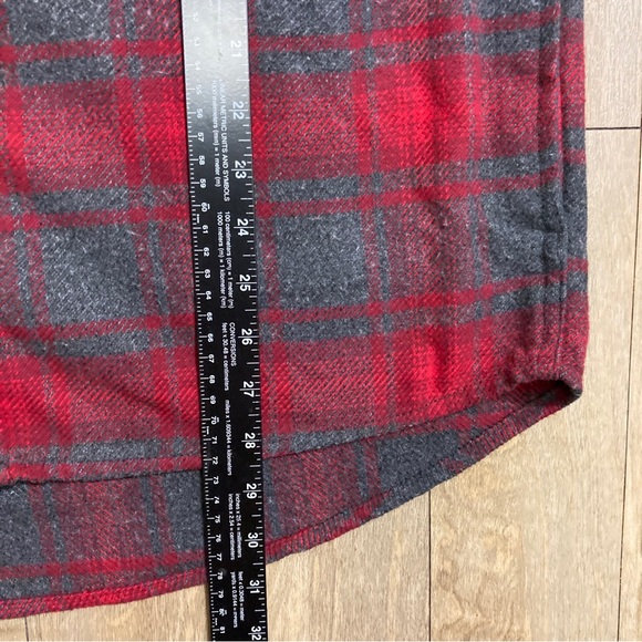 Orvis Heavy Thick Flannel Button-Up Shirt Plaid Long Sleeve Pockets Mens Medium - Picture 11 of 12